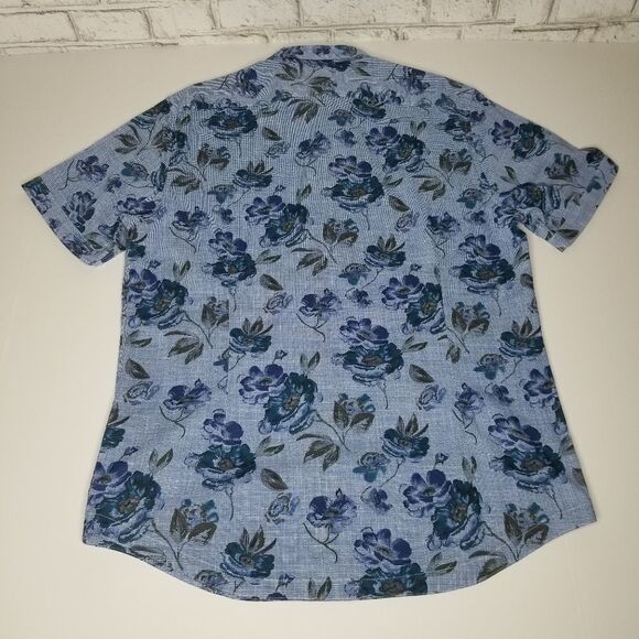 Slim Fit Short Sleeve Linen shirt by Goodman Brand - Picture 7 of 8